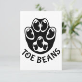 つま先豆 – 黒豆 サンキューカード (スタンド正面)