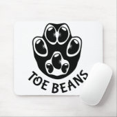 つま先豆 – 黒豆 マウスパッド (マウス)