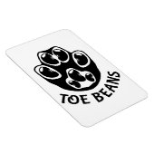 つま先豆 – 黒豆 マグネット (右側)