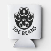 つま先豆 – 黒豆 缶クーラー (裏面)