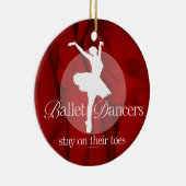 つま先（バレエ）セラミックオーナメント セラミックオーナメント (右)
