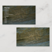 つや出しされていない花こう岩の石 名刺 (正面/裏面)