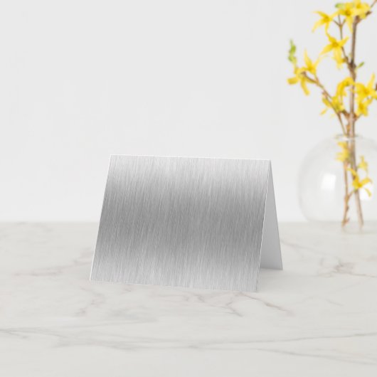 つや消しアルミニウムステンレス鋼テクスチャ カード (黄色い花)