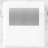 つや消しアルミニウムステンレス鋼テクスチャ 長方形シール (バッグ)