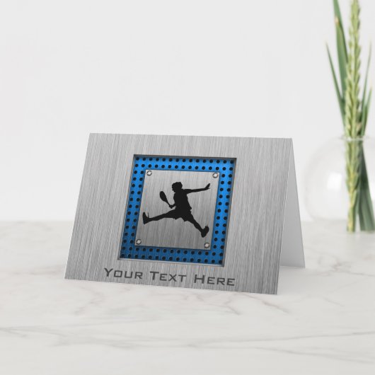 つや消しアルミルックテニス カード (正面)