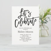 つや消しグライマーレッツ祝パーティの招待状 招待状 (スタンド正面)