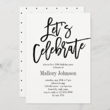 つや消しグライマーレッツ祝パーティの招待状