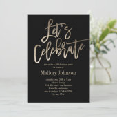 つや消しグライマーレッツ祝パーティの招待状 招待状 (スタンド正面)