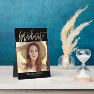 つや消しグライマー編集可能カラー卒業プラーク フォトプラーク