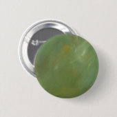 つや消しグリーンフェイク仕上げ 缶バッジ (正面&裏面)