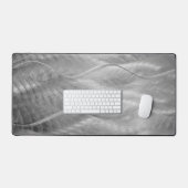 つや消しシルバーメタル抽象芸術 デスクマット (キーボード&マウス)