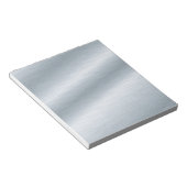 つや消しシルバールックバックグラウンド ノートパッド (アングル)