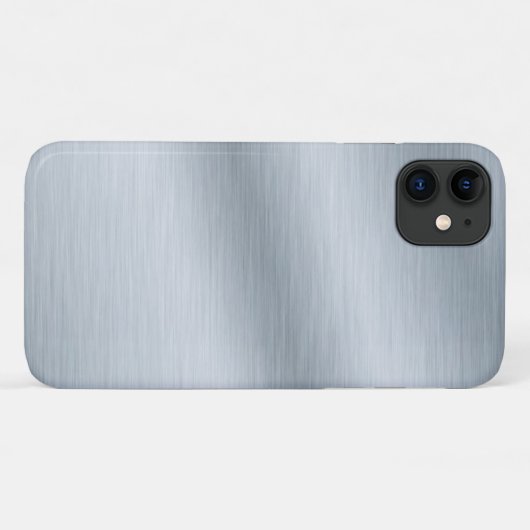 つや消しシルバールックバックグラウンド Case-Mate iPhoneケース (裏面(横))