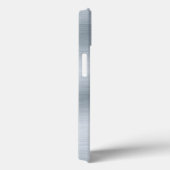 つや消しシルバールックパーソナライズされたモノグラム Case-Mate iPhoneケース (裏面 / 右)