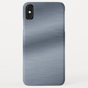 つや消しスチールのルックバックグラウンド iPhone XS MAXケース