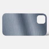 つや消しスチールのルックバックグラウンド Case-Mate iPhoneケース (裏面 (横))