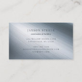 つや消しスチールプロフェッショナル 名刺 (裏面)