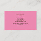 つや消しスプリンクルズベイカーベーカリー 名刺 (裏面)