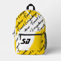 つや消しホワイトイエローブラック(イニシャル付)