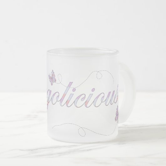 つや消しマグカップ フロストグラスマグカップ (正面右)