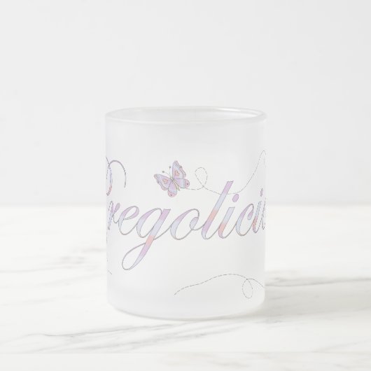 つや消しマグカップ フロストグラスマグカップ (中央)