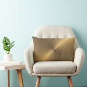 つや消しメタリックテクスチャー枕 ランバークッション (椅子)