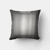 つや消しメタル枕 クッション (裏面)