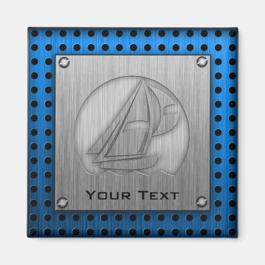 つや消しメタル – ルックセーリング マグネット (正面)