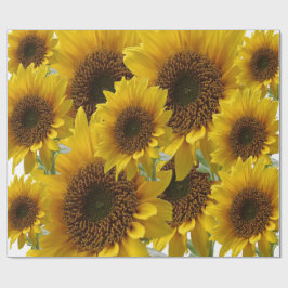 つや消しラッピングひまわり紙 ラッピングペーパー