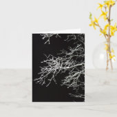 つや消し枝 – 折り空白の畳みカード カード (黄色い花)