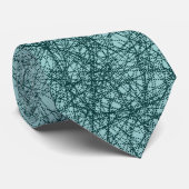 つや消し線 – Lt Blue Greenの濃い緑 ネクタイ (ロール)