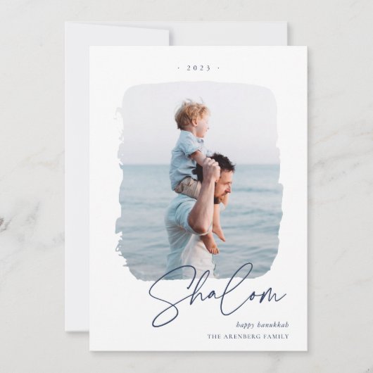 つや消し署名 |ハヌカー写真 シーズンカード (正面)