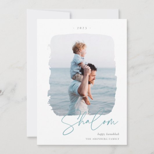 つや消し署名 |ハヌカー写真 シーズンカード (正面)