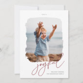 つや消し署名 | Joyful |写真 シーズンカード (正面)