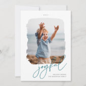 つや消し署名 | Joyful |写真 シーズンカード (正面)