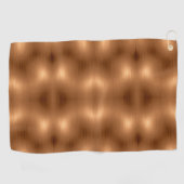 つや消し銅色 ゴルフタオル (横)