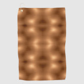 つや消し銅色 ゴルフタオル (正面)