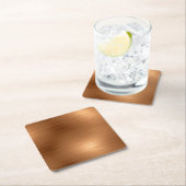 つや消し銅色 スクエアペーパーコースター (インサイチュ)