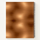 つや消し銅色 ノートブック (裏面)