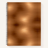 つや消し銅色 ノートブック (正面)