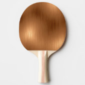 つや消し銅色 卓球ラケット (正面)