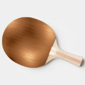 つや消し銅色 卓球ラケット (横)