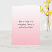 つらい時期を乗り越えているのね。私がここにいるよ カード (黄色い花)