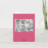 つららおよび雪のクリスマスのメッセージカード シーズンカード (裏面)