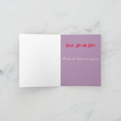 つららおよび雪のクリスマスのメッセージカード シーズンカード (内部)