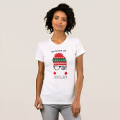 つららにご用心 – 面白いクリスマス映画のユーモア Tシャツ (正面フル)