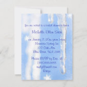 つららのカスタムなブライダルシャワーの招待状 招待状 (裏面)
