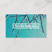 つららの支部がロイヤリティ計画に達する ロイヤリティカード (裏面)