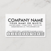 つららの支部がロイヤリティ計画に達する ロイヤリティカード (正面)