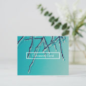 つららの枝 コメントカード ポストカード (スタンド正面)